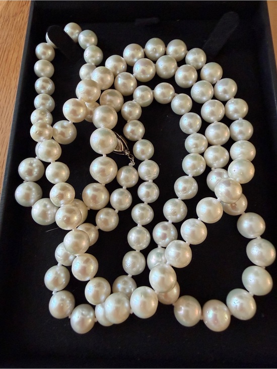 Jewelry - Classic South Sea Cream Pearl Strand Necklace - Elegant Women’s Jewelry